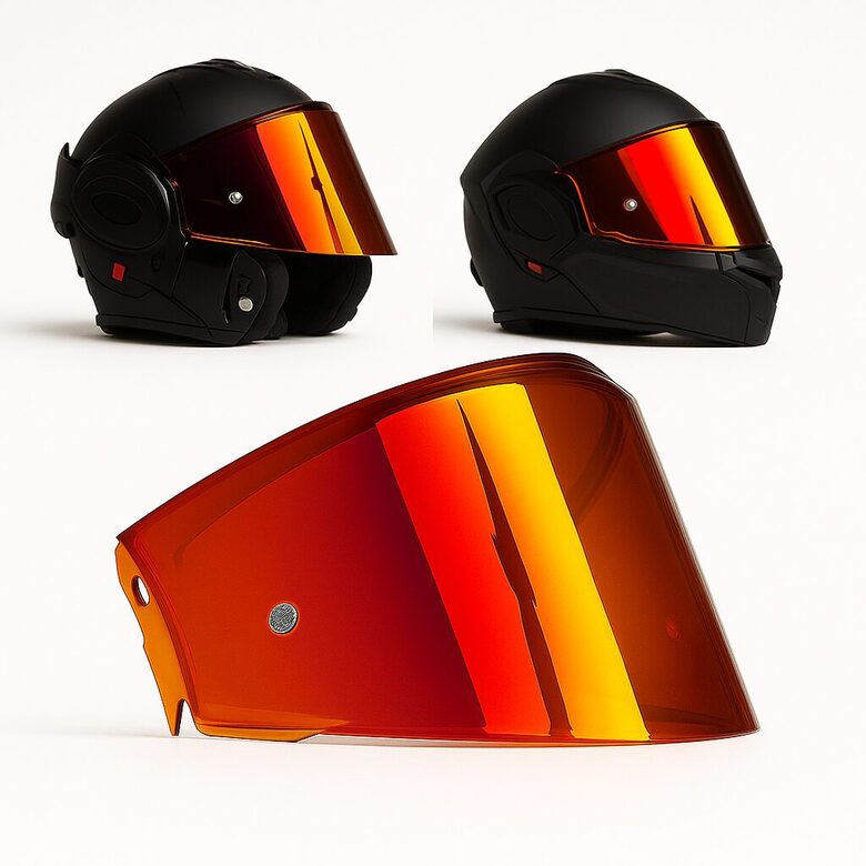 Вито Реверс тонированный красный визор